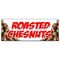 Signmission ROASTED CHESTNUTS BANNER SIGN cooked open flame snack nuts peanuts food B-Roasted Chestnuts - alternate 1